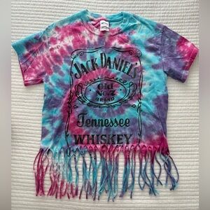Tie dye Jack Daniels t shirt